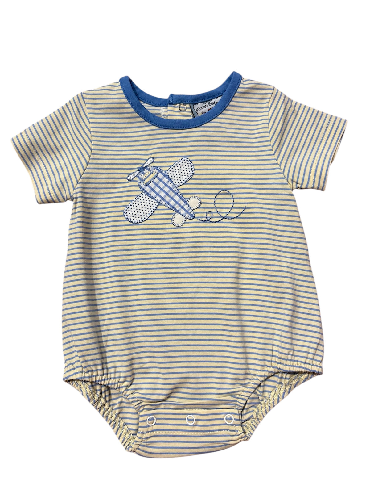 AIRPLANE BOYS APPLIQUE BUBBLE