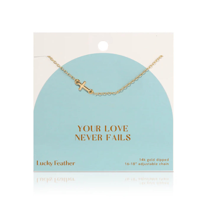 Faith Necklace - Your Love Never Fails