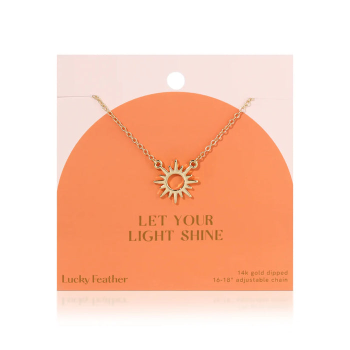 Faith Necklace - Let Your Light Shine
