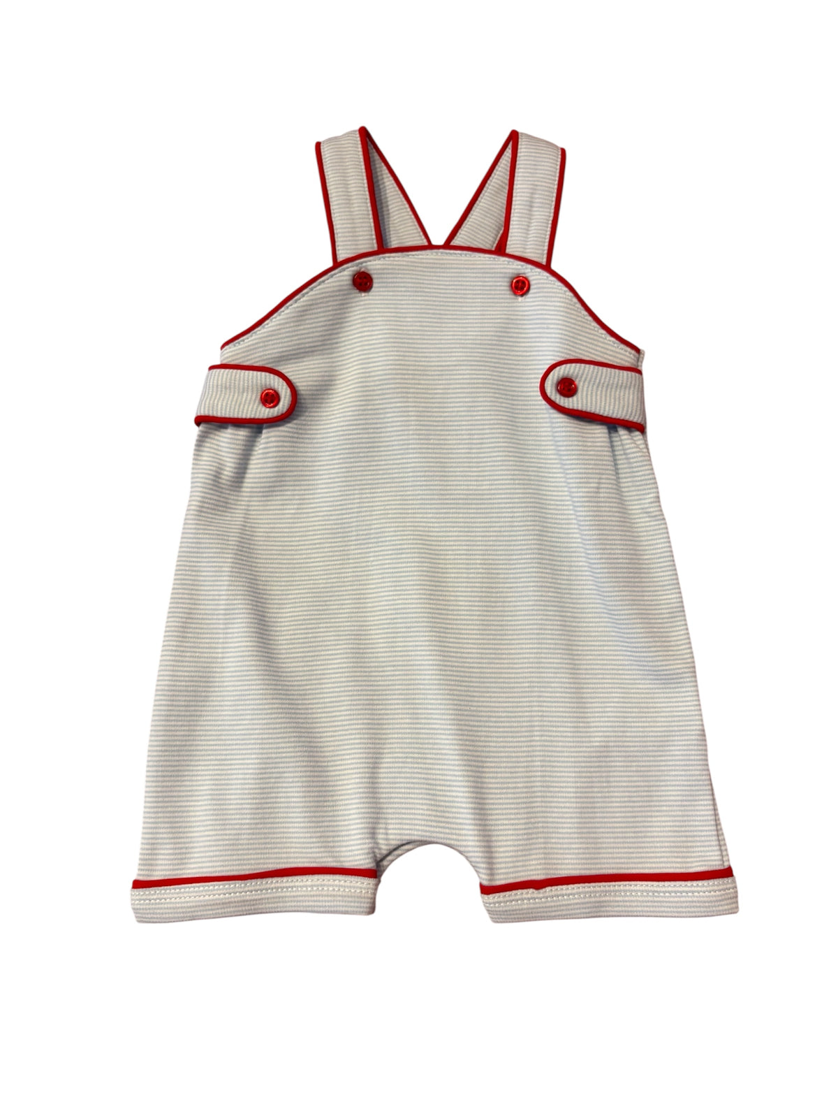 TABBED SUNSUIT WITH PIPING