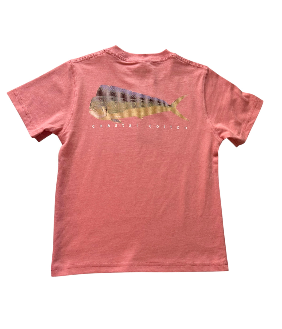 YOUTH CORAL MAHI BARCODE SHORT SLEEVE