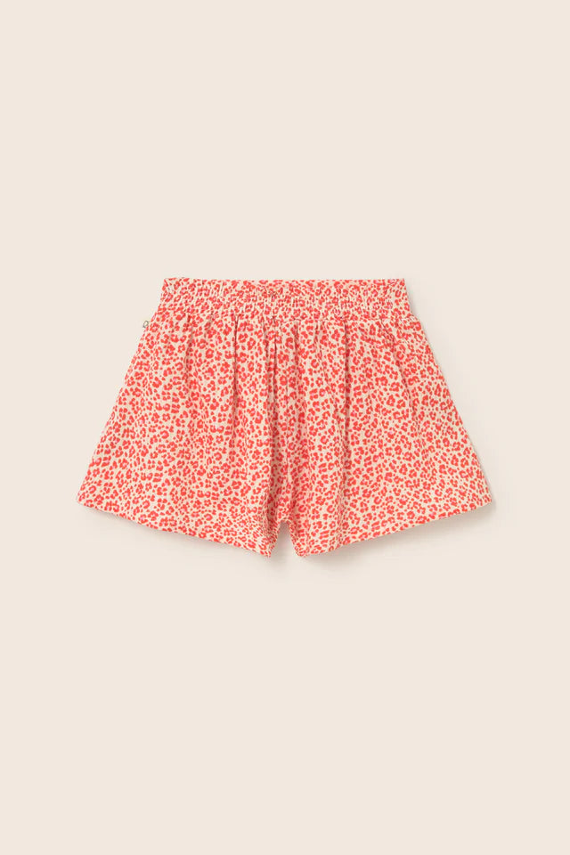 ANIMAL PRINT COTTON SHORTS