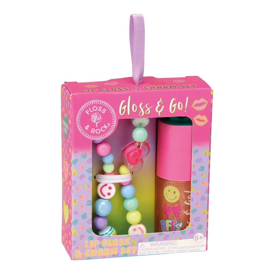Floss & Rock Lip Gloss and Charm