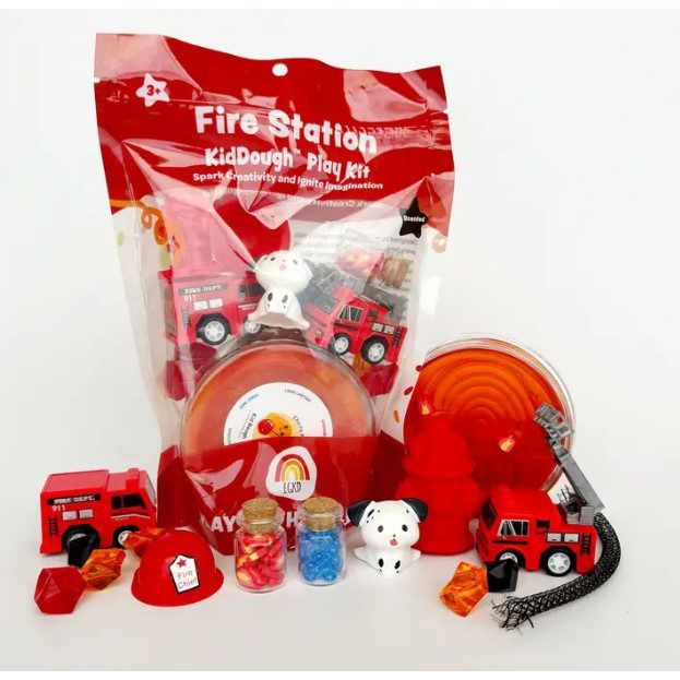 FIRE STATION KIDDOUGH PLAY KIT
