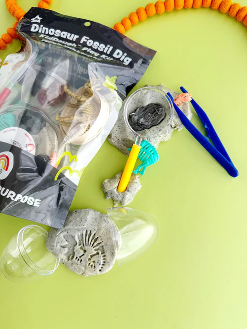 DINOSAUR FOSSIL DIG KIDDOUGH PLAY KIT