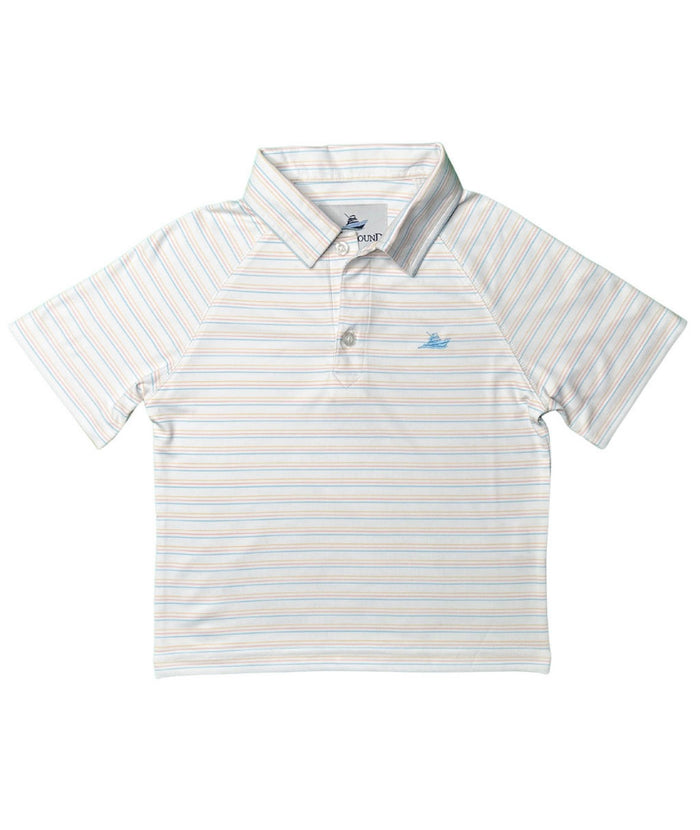 BOYS POLO IMPALA/CORAL/PETIT FOUR
