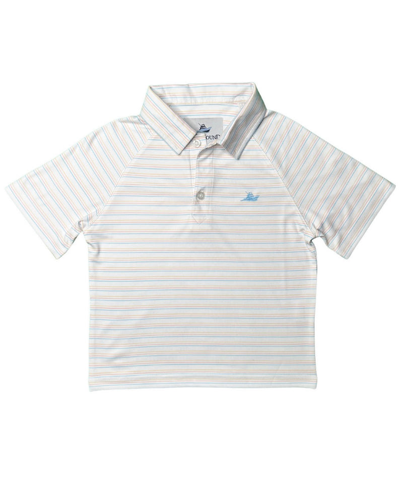 Boys Polo Impala/Coral/Petit Four