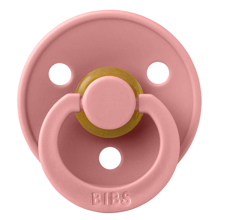 BIBS PACIFIER DUSTY PINK RUBBER