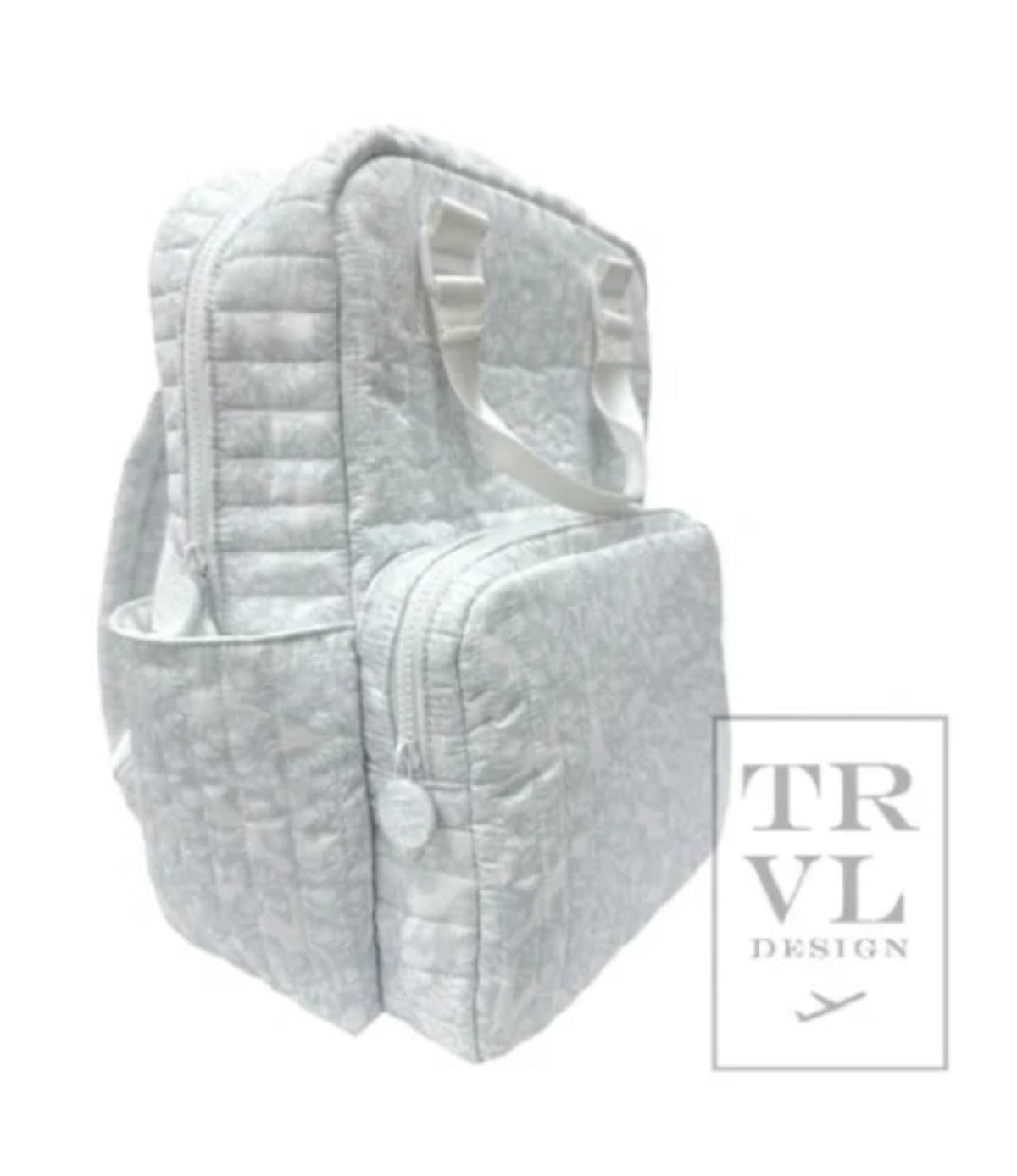 TRVL BACKPACK QUILTED WOODLAND BLUE