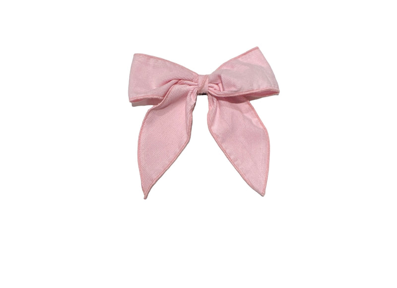 WEE ONES WHIMSEY TAILS CORDUROY FABRIC BOW PRL