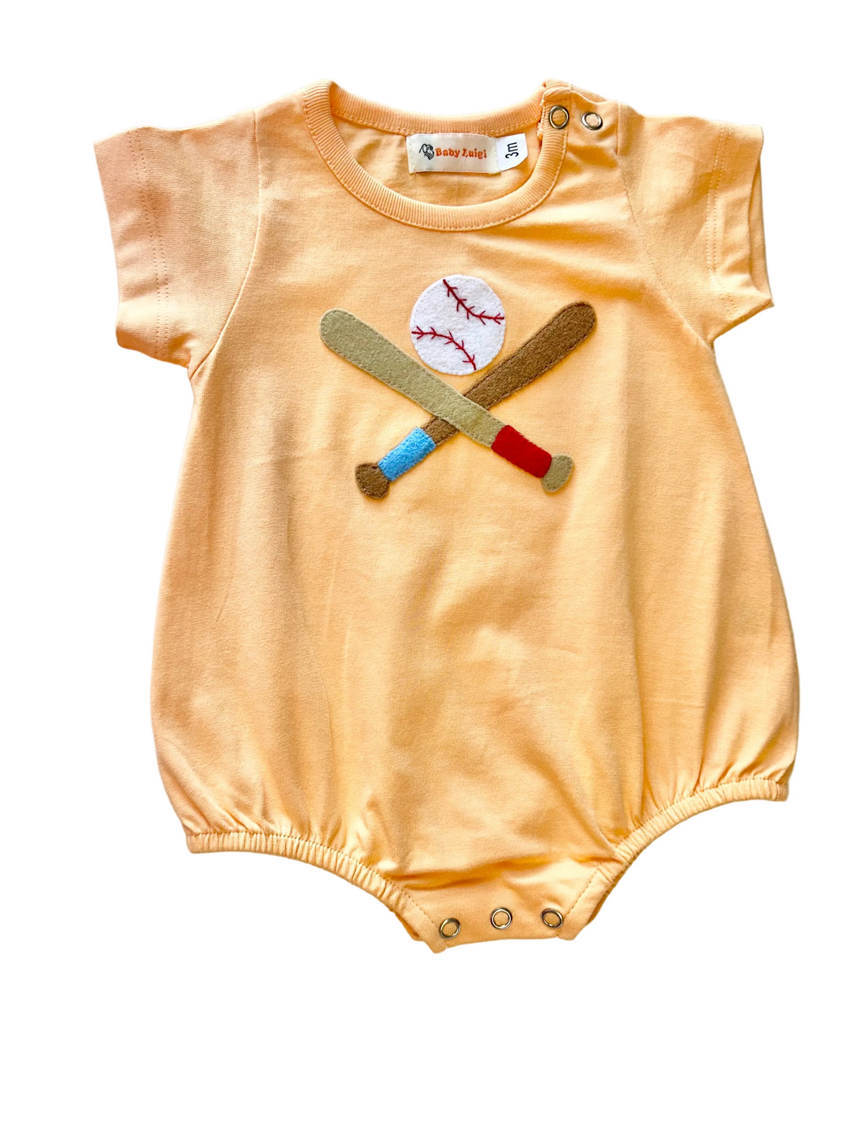 BATS WITH BALL ORANGE BUBBLE