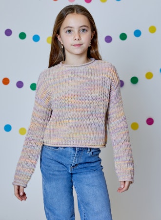 DESIGN HISTORY GIRLS RAINBOW COMBO TOP