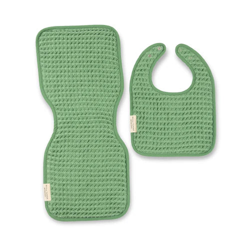 BELLA TUNNO BIB + BURP SET SEAFOAM