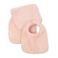 BELLA TUNNO BIB + BURP SET BLUSH