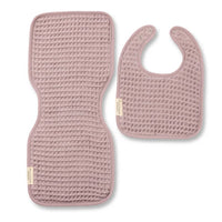 BELLA TUNNO BIB + BURP SET ORCHID