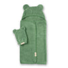 BELLA TUNNO HOODED TOWEL + BATH MITT SEAFOAM