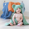 BELLA TUNNO HOODED TOWEL + BATH MITT SEAFOAM