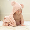 BELLA TUNNO HOODED TOWEL + BATH MITT BLUSH