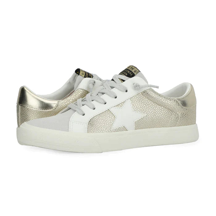 VINTAGE HAVANA KIDS VALERY METALLIC PEBBLE SNEAKER