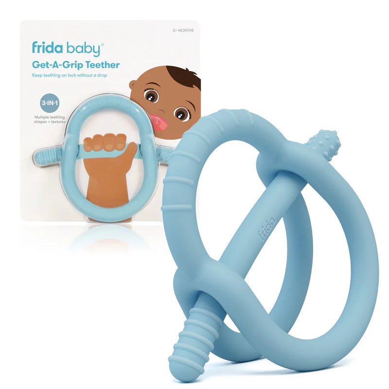 FRIDABABY GET A GRIP TEETHER BLUE