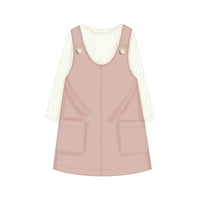 Mayoral Girls Twill Pinafore Dress