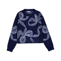 Mayoral Bow Sweater Navy