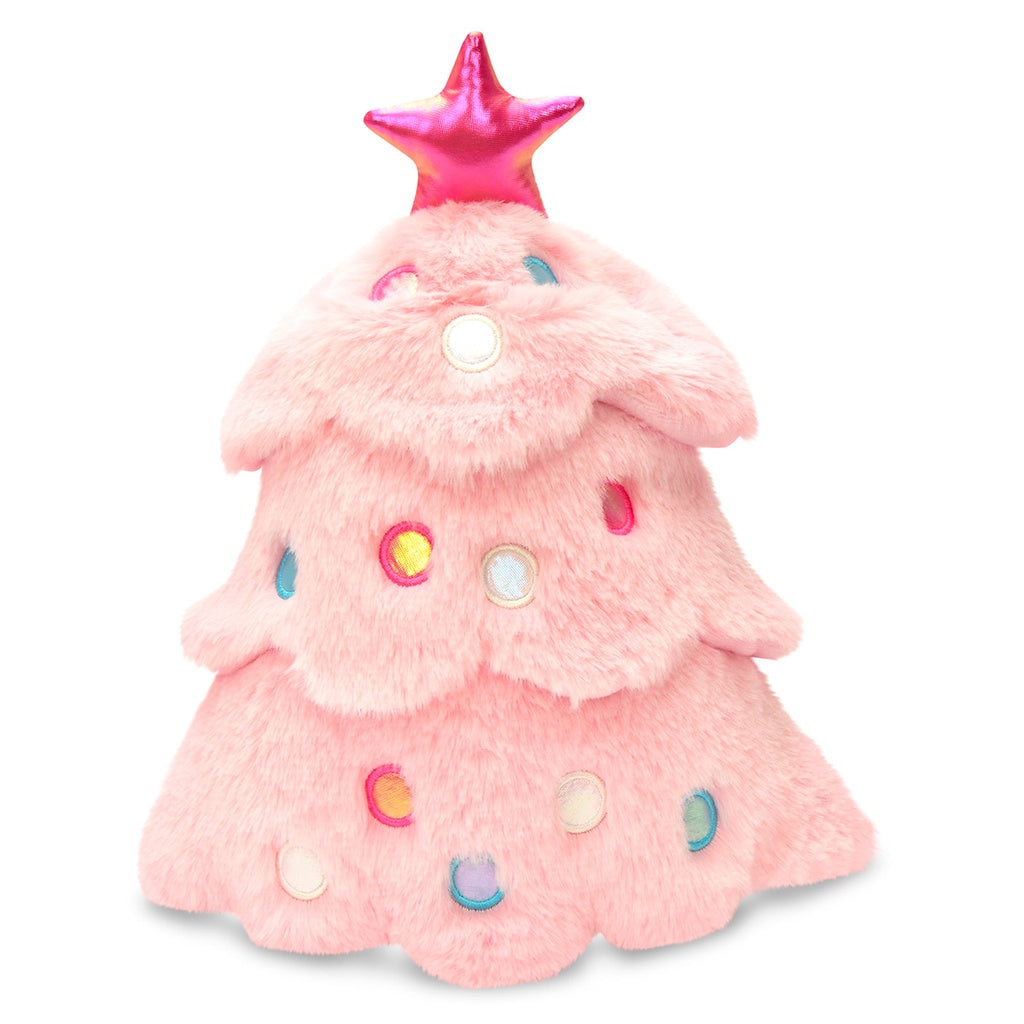 ISCREAM GLITTER PINK CHRISTMAS TREE PLUSH