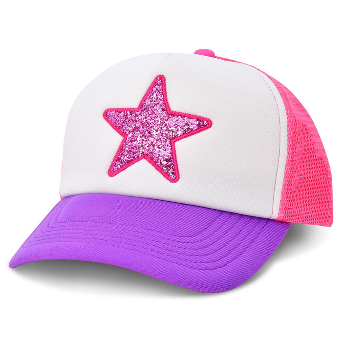 ISCREAM GLITTER STAR TRUCKER HAT