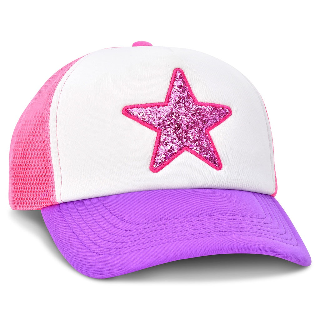 ISCREAM GLITTER STAR TRUCKER HAT