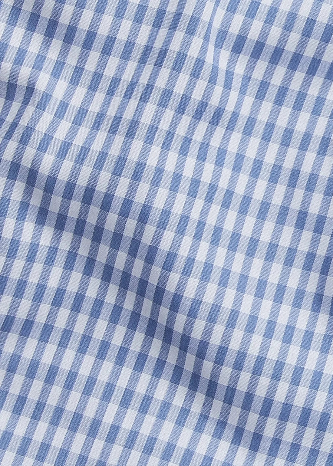 Little English Davant Bubble Gray Blue Gingham