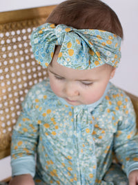 Goosies Headband Bow Set Blue Meadow