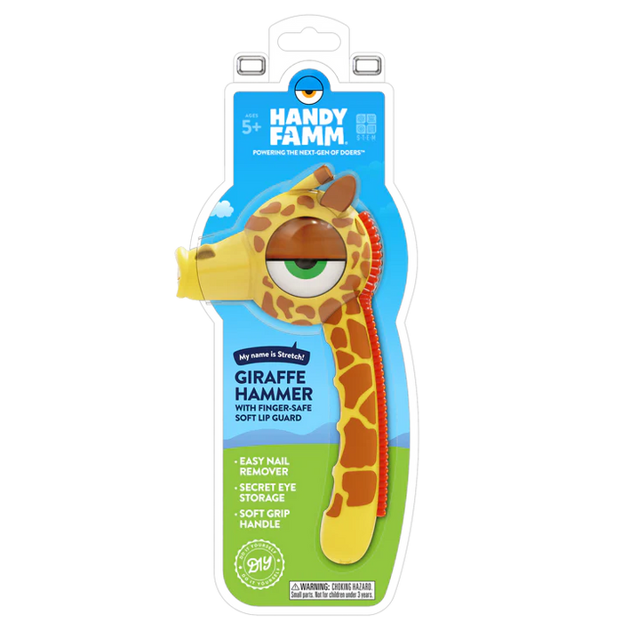 STRETCH YELLOW GIRAFFE HAMMER