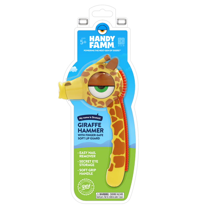 STRETCH YELLOW GIRAFFE HAMMER