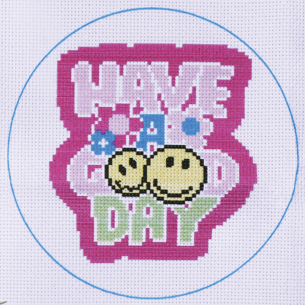 ISCREAM HAVE A GOOD DAY CROSS STITCH KIT