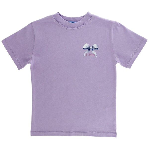 J.BAILEY GIRLS LOGO TEE ICE CREAM ON LILAC