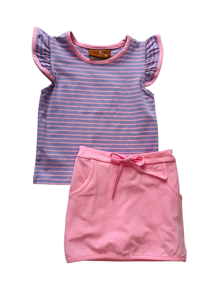 Sage Skort Set Purple & Pink