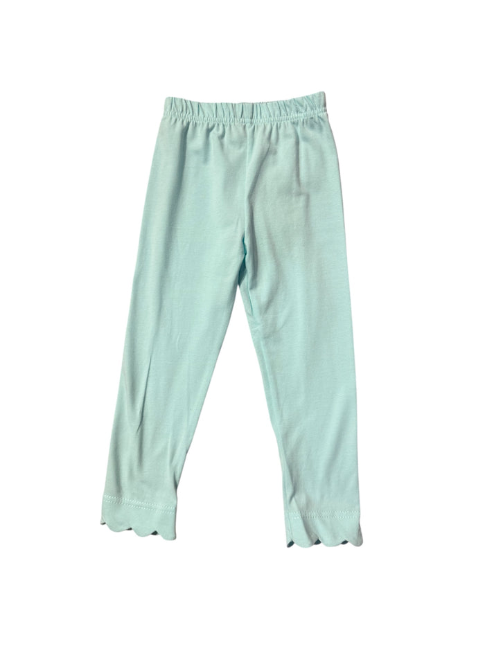 SAGE & LILLY SCALLOP LEGGINGS MINT