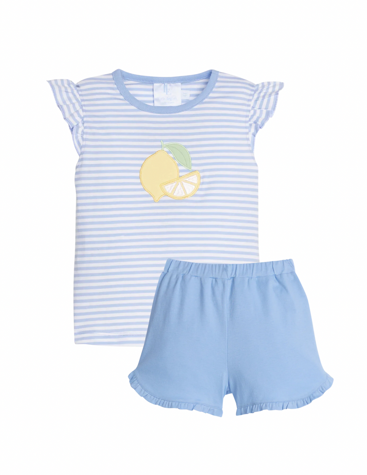 APPLIQUE TILLY TANK LEMONS SHORT SET
