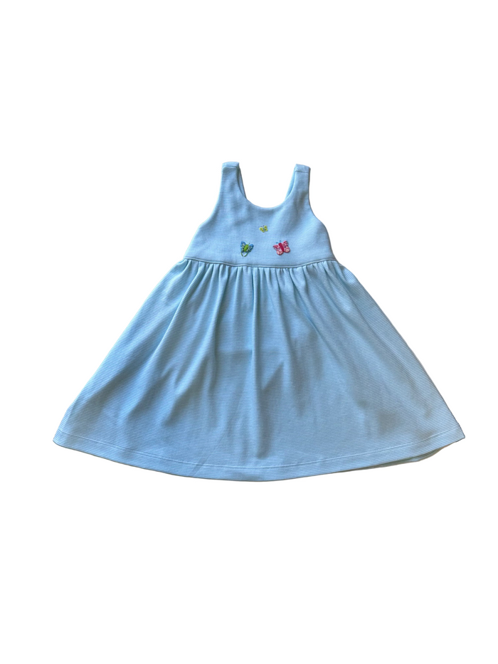 BUTTERFLY TRIO ELASTIC BACK DRESS