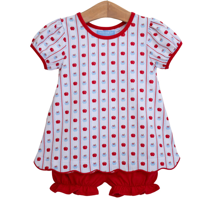 Apple Print Bloomer Set