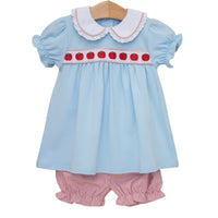 Apple Ribbon Bloomer Set