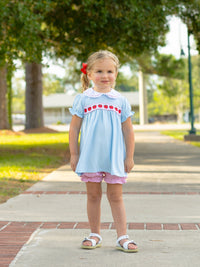 Apple Ribbon Bloomer Set