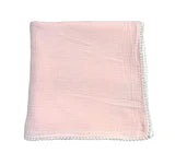 A SOFT IDEA SWADDLE POMPOM PINK