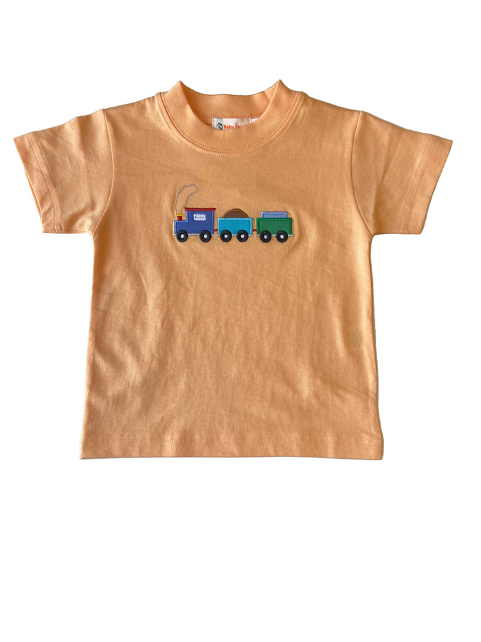 Train Cars Tee Solid