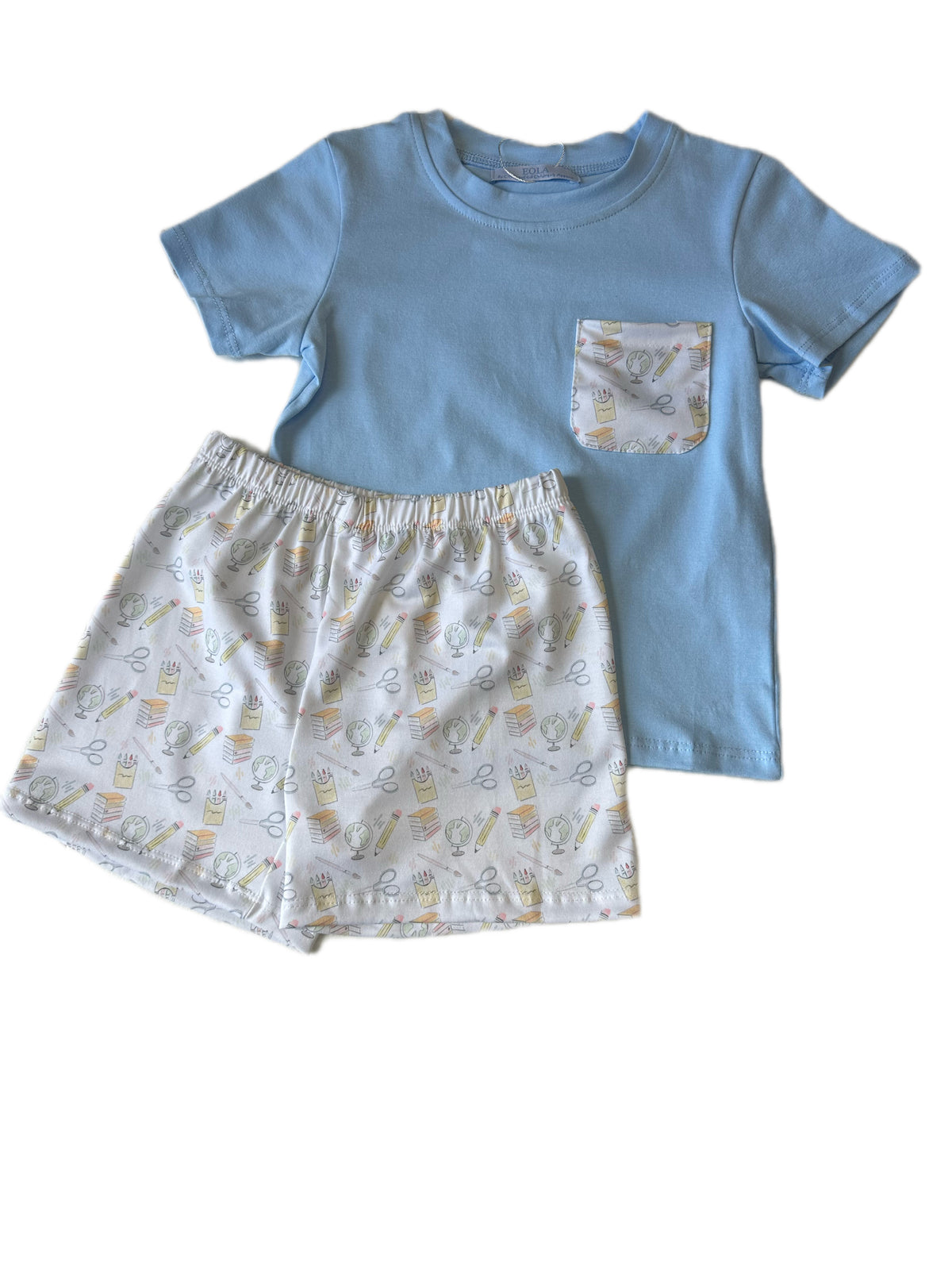 Back To School Boys Short Set