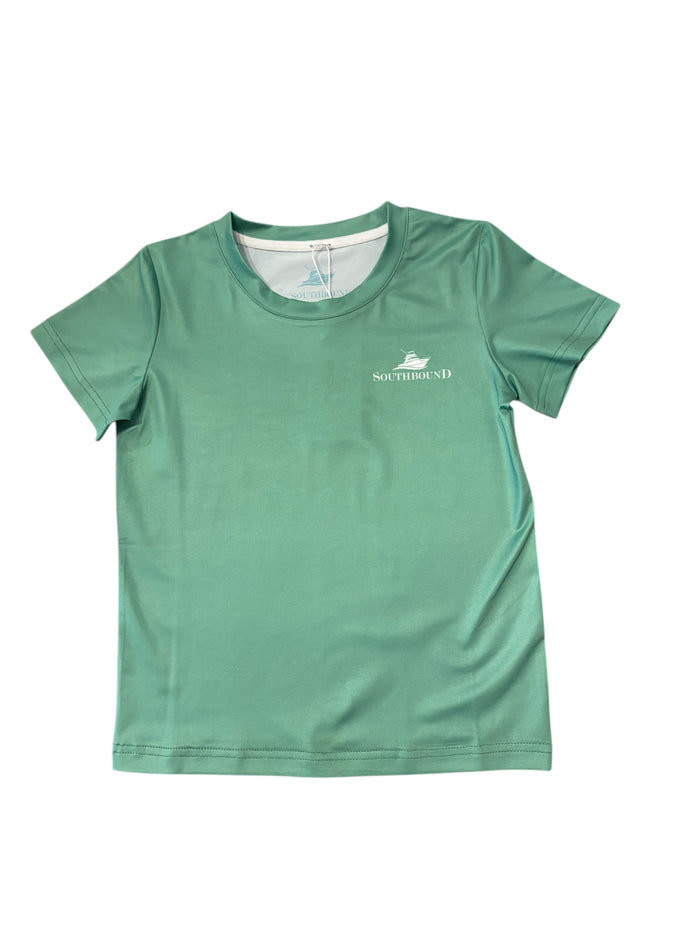 PERFORMANCE TEE LOGO TEE GREENBRIAR