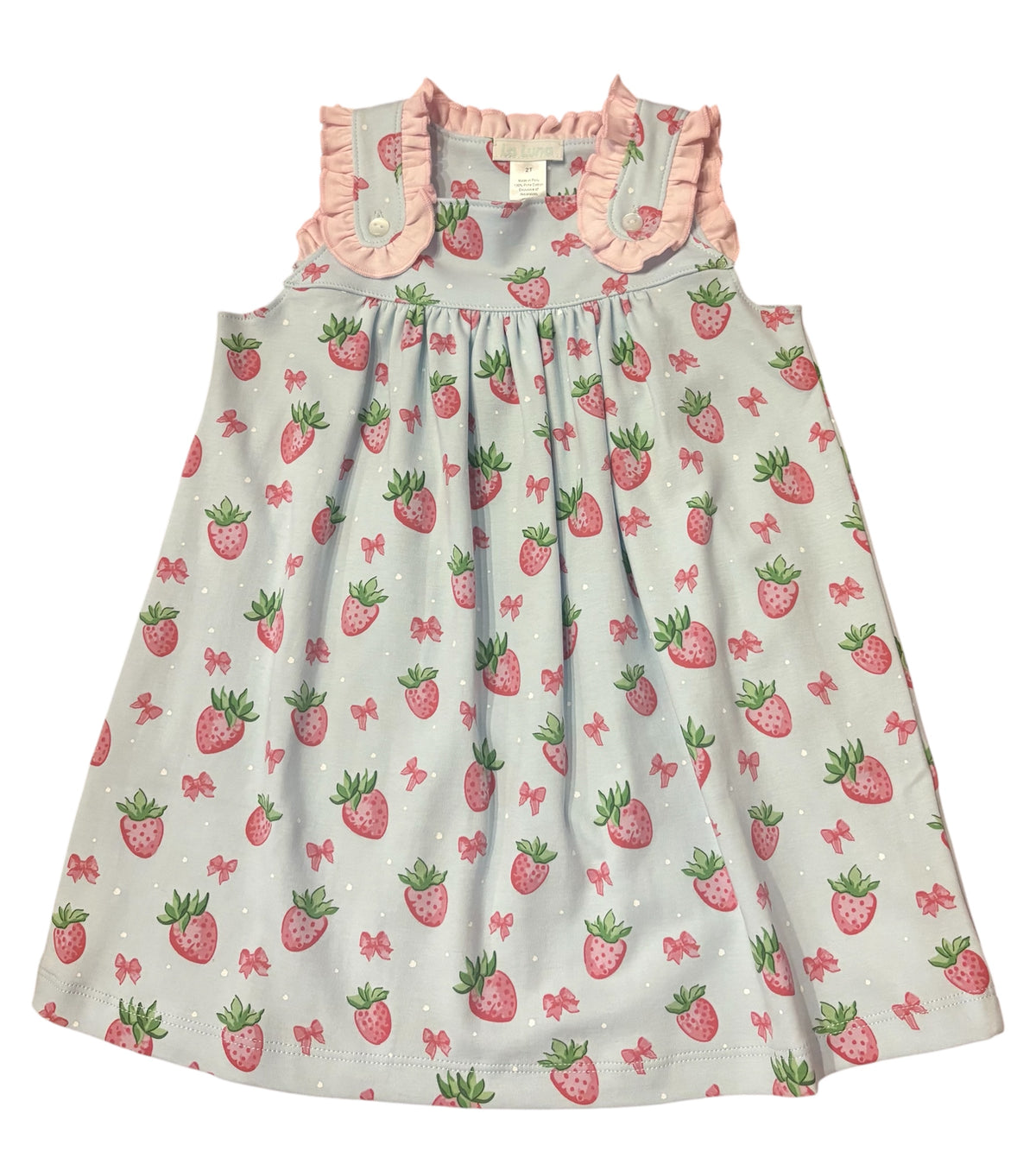 PIMA STRAWBERRY SLEEVELESS DRESS