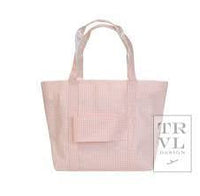 TRVL JUMBO TOTE GINGHAM TAFFY