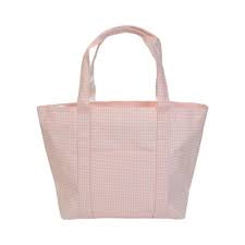 TRVL JUMBO TOTE GINGHAM TAFFY