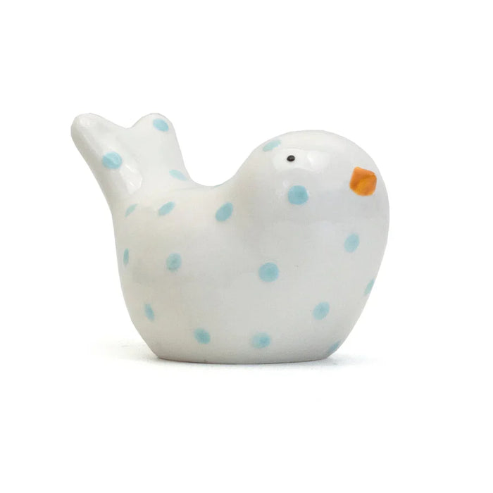 BLUE DOT BIRDIE PIGGY BANK